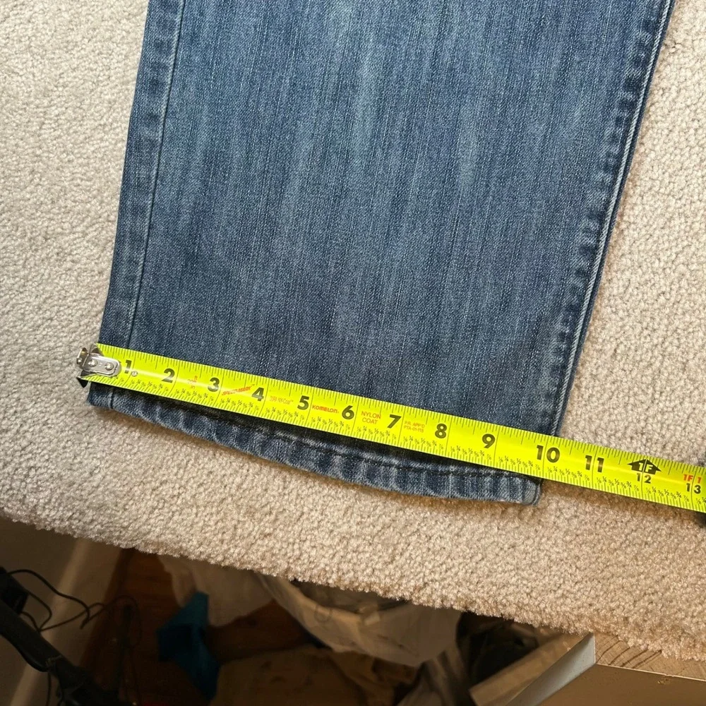 Hood Rich Jeans Men 38 Blue Denim Baggy Benjamin Franklin Embroidered Y2K Style